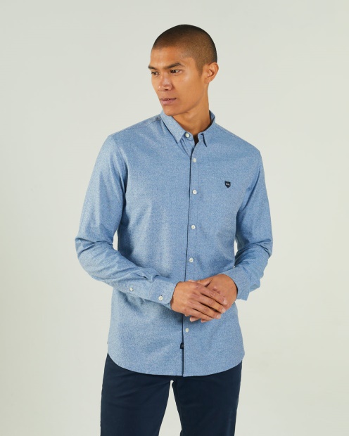 Diesel UK Hesten Grindle Shirt Snorkel Blue