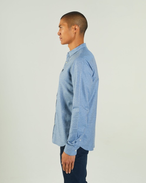 Diesel UK Hesten Grindle Shirt Snorkel Blue