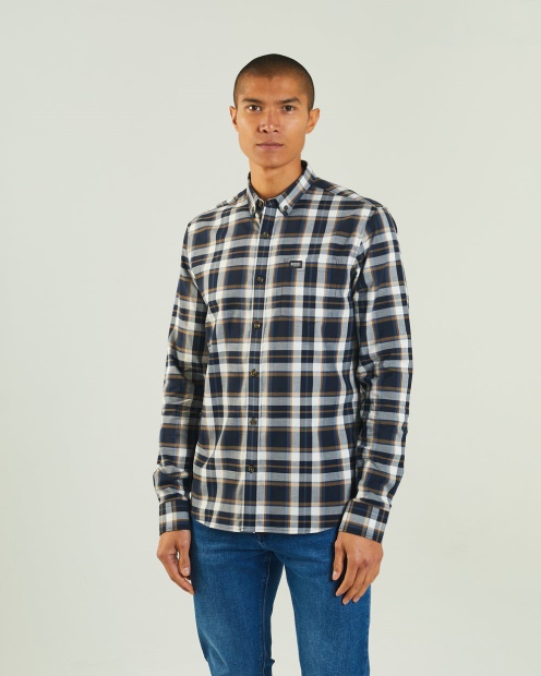 Diesel UK Booker Ls Shirt Navy Check