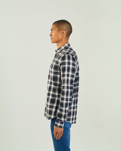 Diesel UK Booker Ls Shirt Navy Check