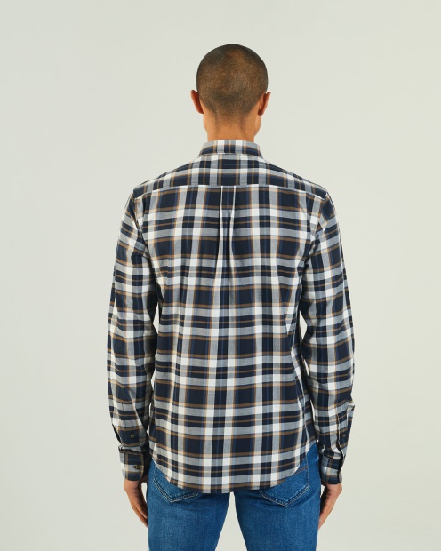 Diesel UK Booker Ls Shirt Navy Check