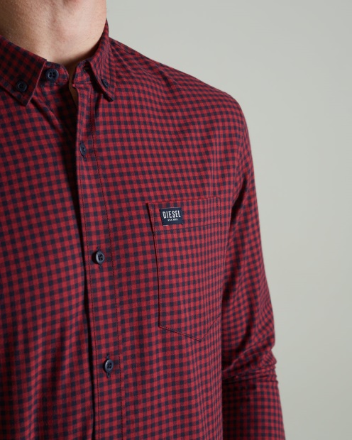 Coltrane Shirt Red Oxide Diesel UK