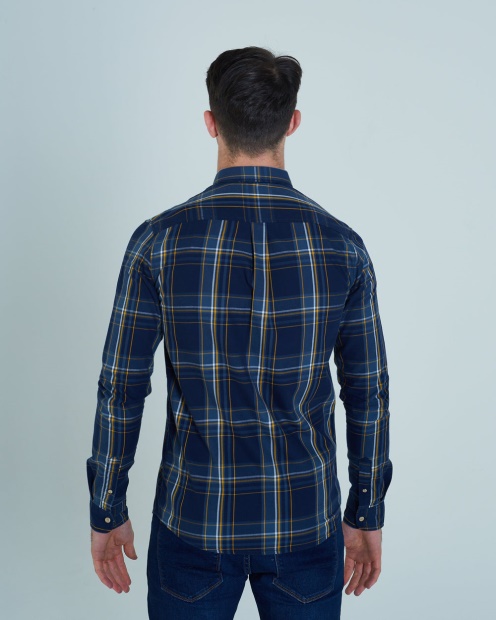 Navy Diesel UK Cash L/S Shirt Check