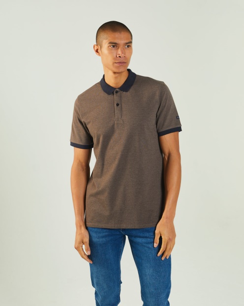 Grey Diesel UK Denzel Polo Silt Stone