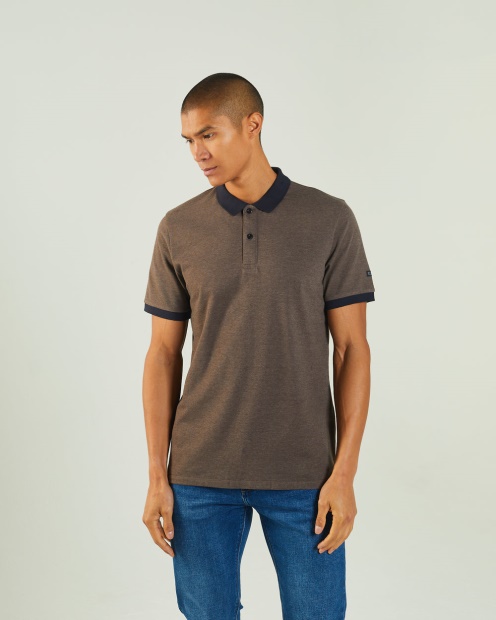 Grey Diesel UK Denzel Polo Silt Stone