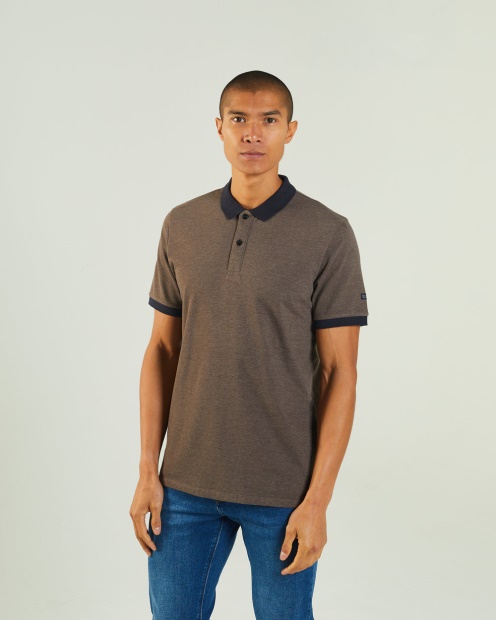Grey Diesel UK Denzel Polo Silt Stone