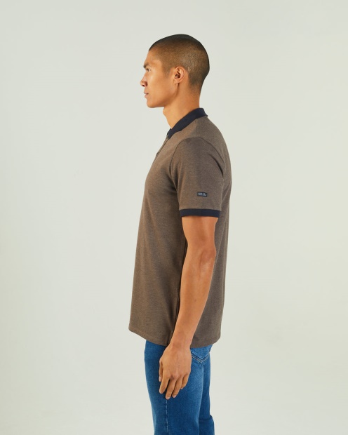 Grey Diesel UK Denzel Polo Silt Stone