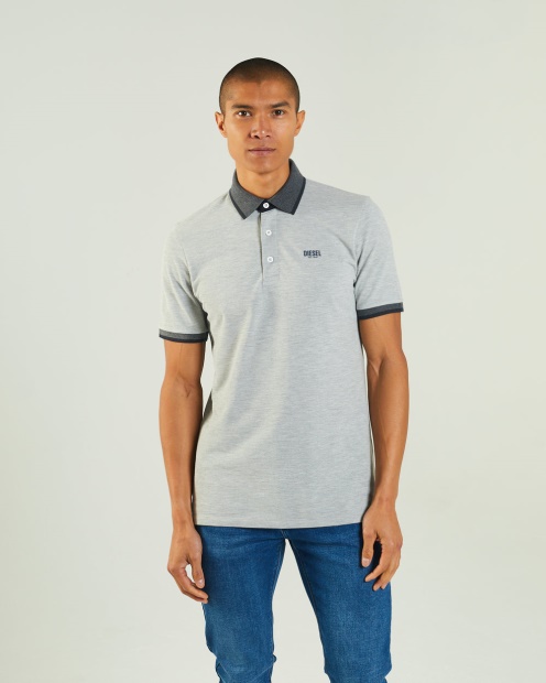 Diesel UK Lacazette Polo Blizzard Ivory