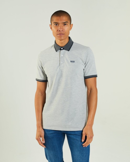 Diesel UK Lacazette Polo Blizzard Ivory