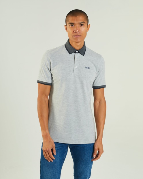 Diesel UK Lacazette Polo Blizzard Ivory