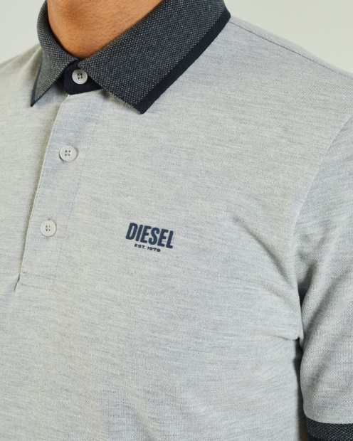 Diesel UK Lacazette Polo Blizzard Ivory