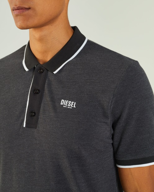 Diesel UK Jimmy Polo Scorpion Grey