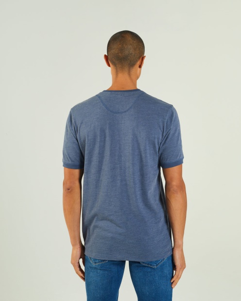 Diesel UK Marcel Tee Steel Indigo Blue