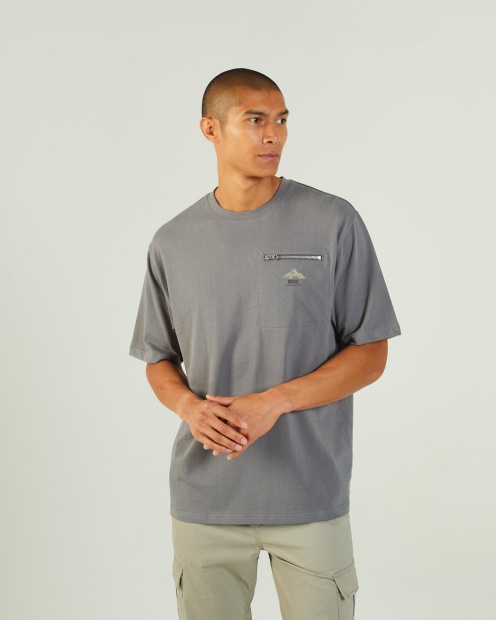 Grey Adventure Tee Rock Climb Diesel UK