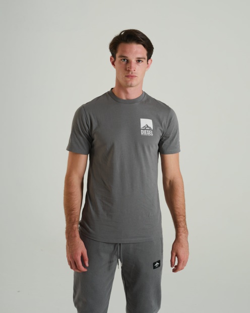 Wilderness Tee Rock Climb Diesel UK Grey