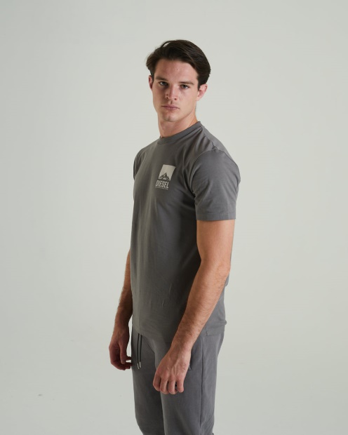 Wilderness Tee Rock Climb Diesel UK Grey