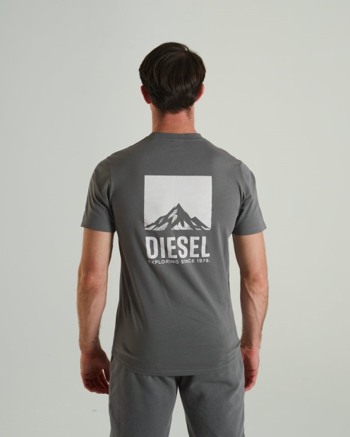 Wilderness Tee Rock Climb Diesel UK Grey
