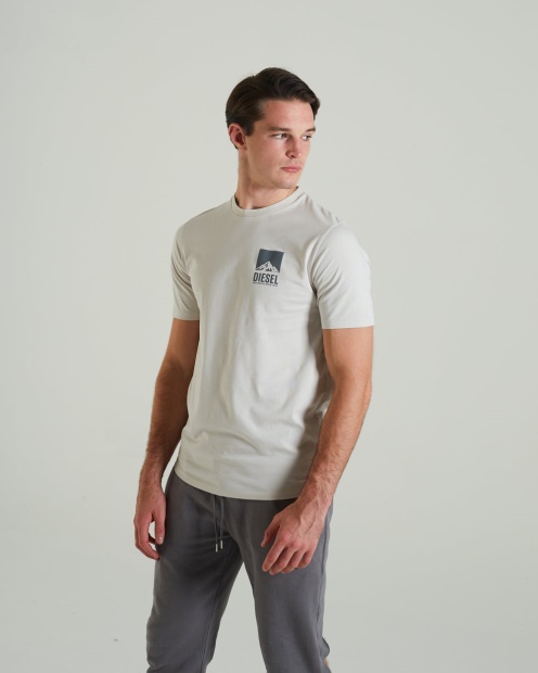 Diesel UK Wilderness Tee Clay Ivory