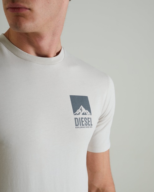 Diesel UK Wilderness Tee Clay Ivory