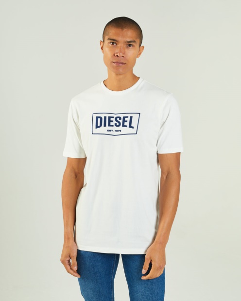 Diesel UK Miller Tee Dove White