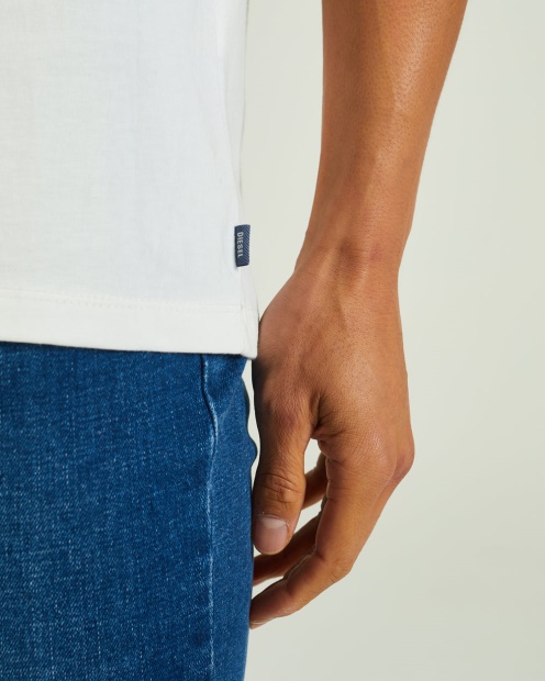 Diesel UK Miller Tee Dove White