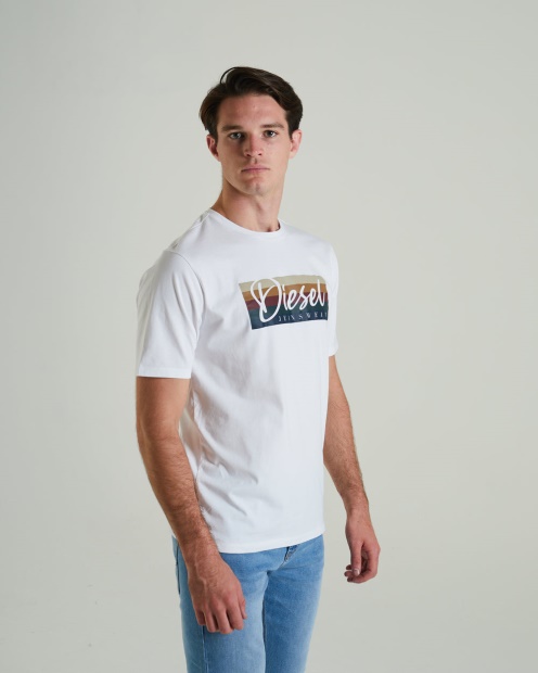 Diesel UK Patricio Tee Dove White