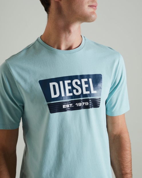 Diesel UK Penn Tee Atlantic Green Green