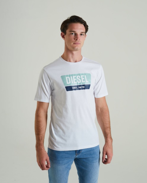 Diesel UK Penn Tee Optic White