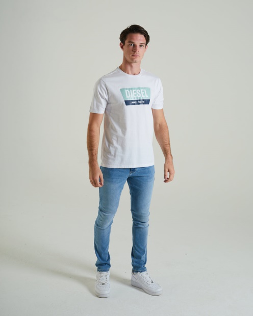 Diesel UK Penn Tee Optic White