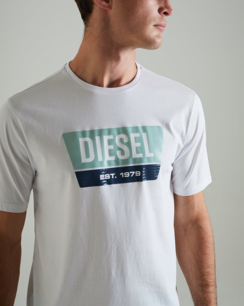 Diesel UK Penn Tee Optic White