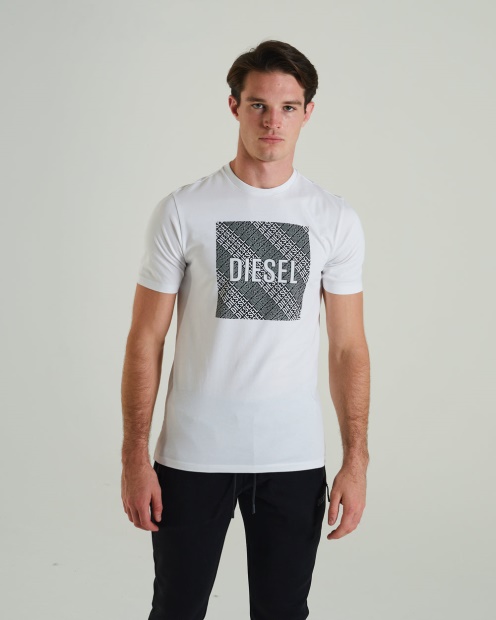 Diesel UK Garric Tee Optic White