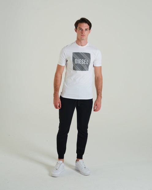 Diesel UK Garric Tee Optic White