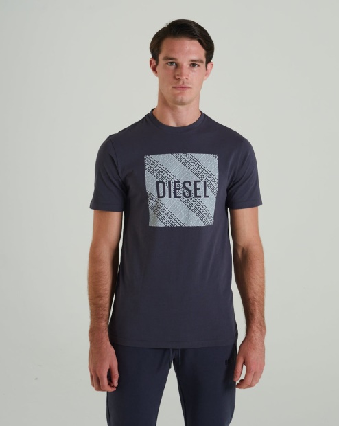 Grey Garric Tee Thunder Grey Diesel UK