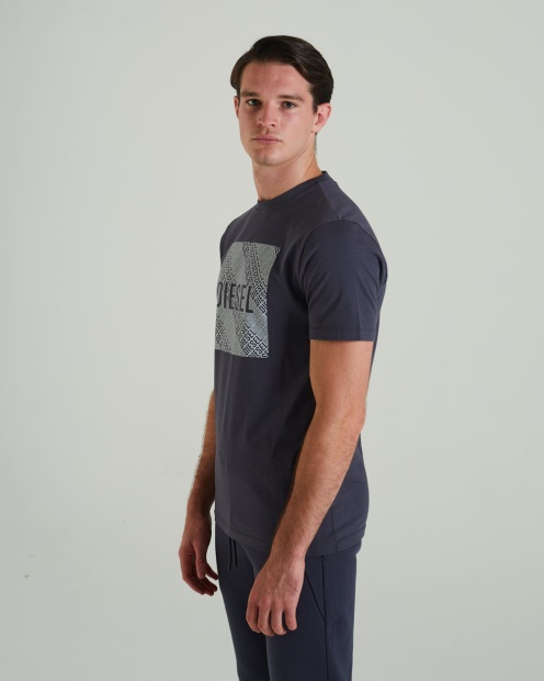 Grey Garric Tee Thunder Grey Diesel UK