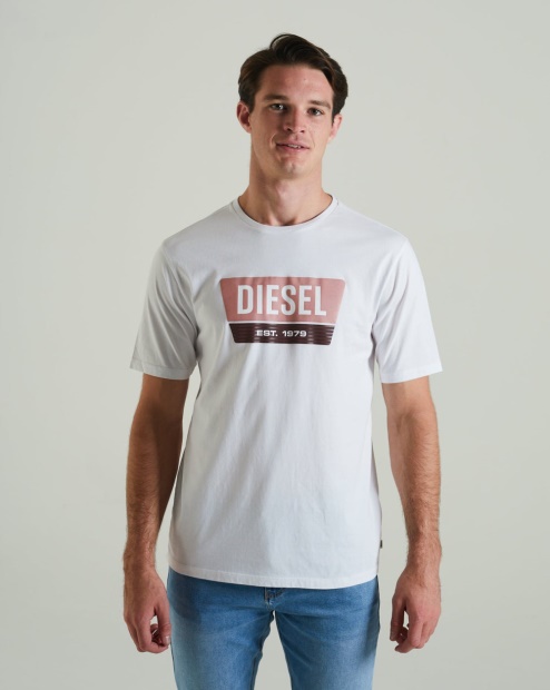 Diesel UK Penn Tee Dove White
