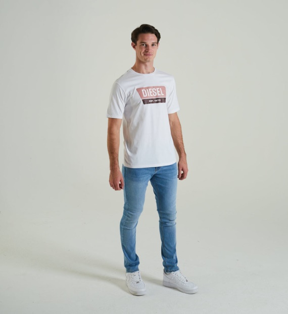 Diesel UK Penn Tee Dove White