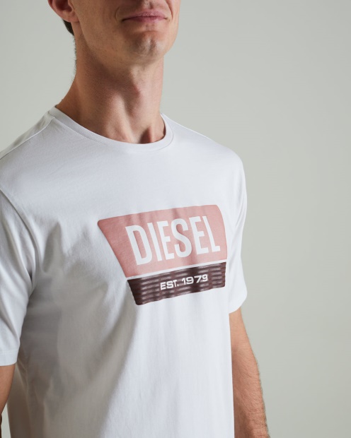 Diesel UK Penn Tee Dove White