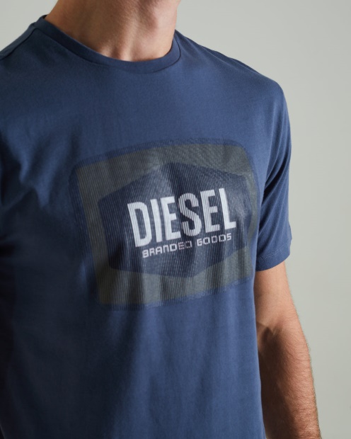Blue Diesel UK Peter Tee Steel Indigo