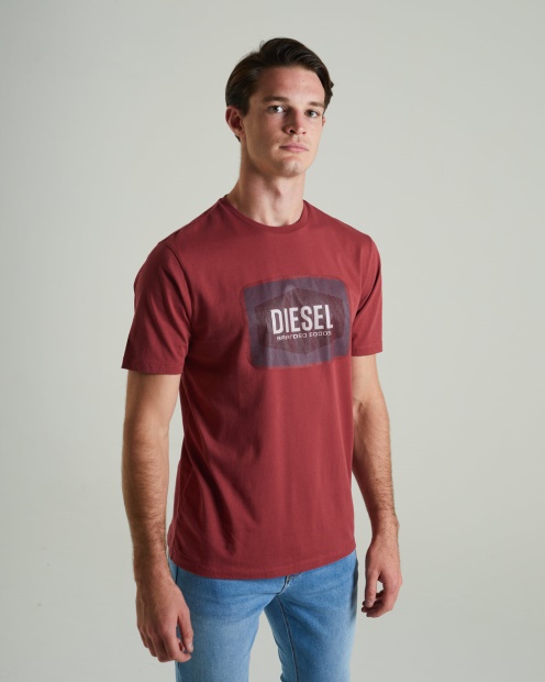 Diesel UK Peter Tee Red Oxide