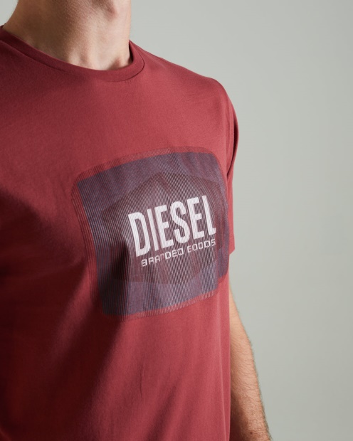 Diesel UK Peter Tee Red Oxide