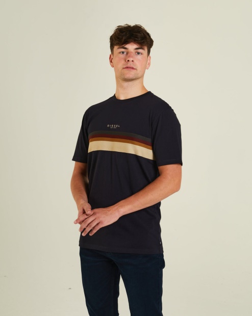 Diesel UK Dagon Tee Space Navy