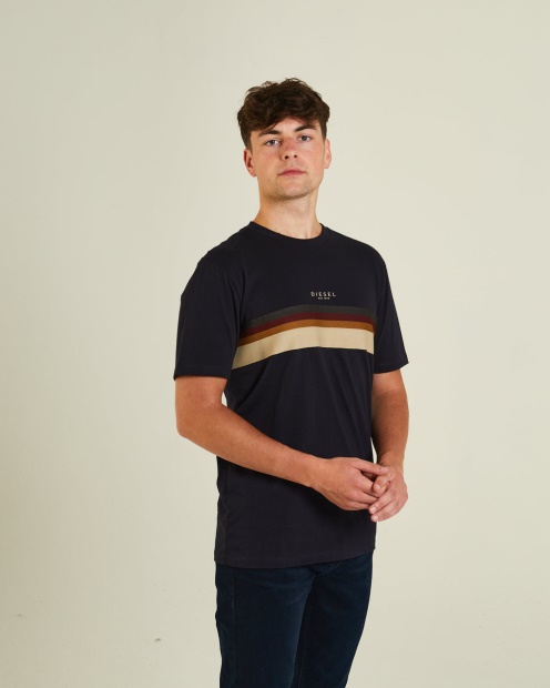 Diesel UK Dagon Tee Space Navy