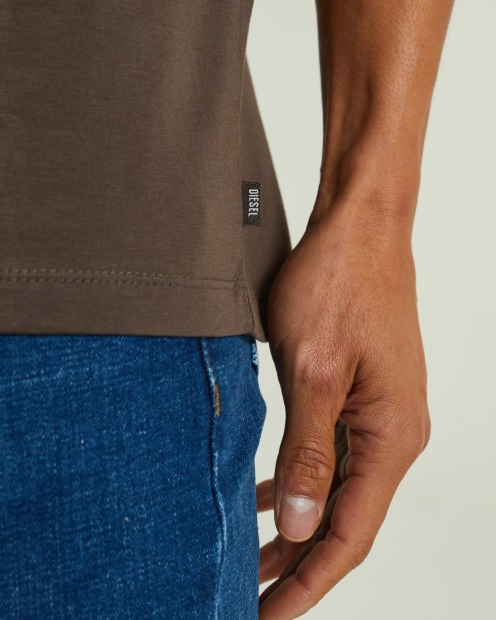 Grey Philip Tee Silt Stone Diesel UK