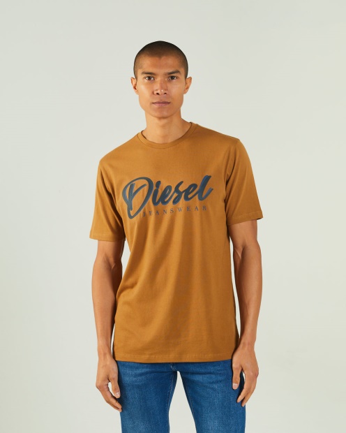 Diesel UK Philip Tee Maple Leaf Brown