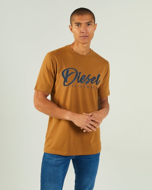 Diesel UK Philip Tee Maple Leaf Brown