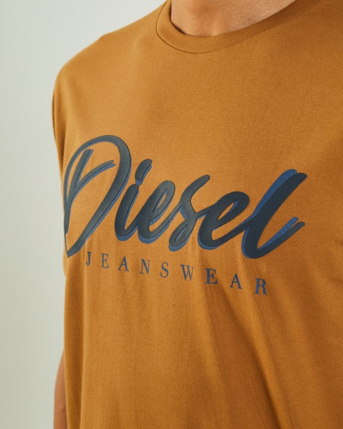 Diesel UK Philip Tee Maple Leaf Brown