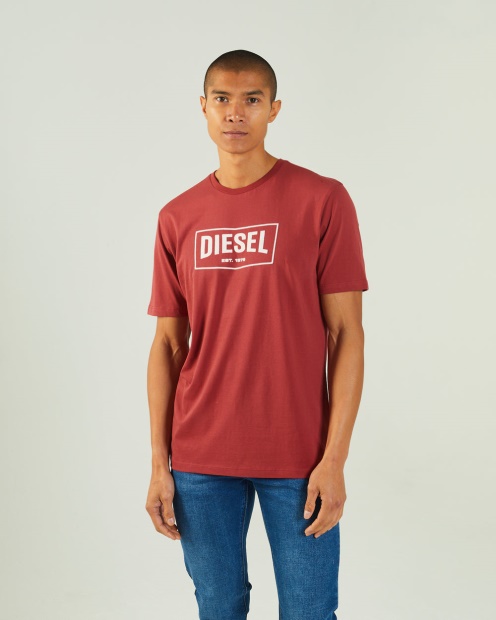 Diesel UK Miller Tee Red Oxide
