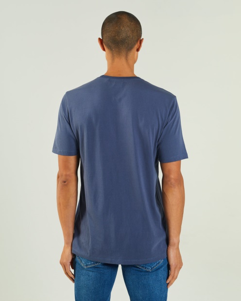 Diesel UK Ronnie Tee Steel Indigo Blue