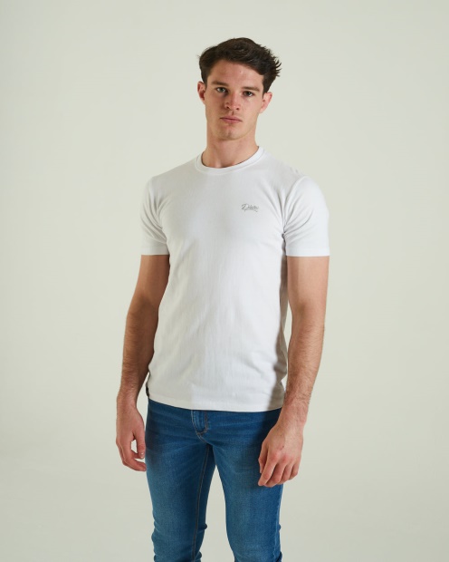 Diesel UK Basic Scott O Neck Tee Optic White