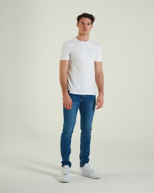 Diesel UK Basic Scott O Neck Tee Optic White